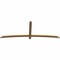 Ekena Millwork Bellingham Timber Gable Bracket, Western Red Cedar, 96"W x 36"H x 1 1/2"D x 3 1/2"F, 9/12 Pitch GBW096X36X0204BEL00SWR - alternate 3